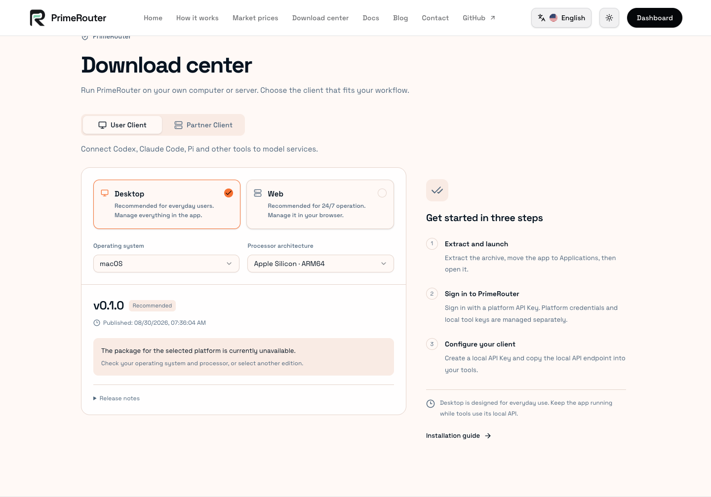 Download center